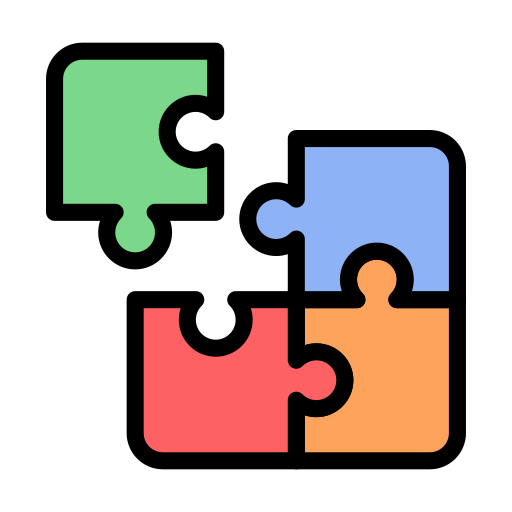Four jigsaw puzzle pieces